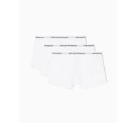 EMPORIO ARMANI Man's Core Logoband 3-Pack Trunk, White, S