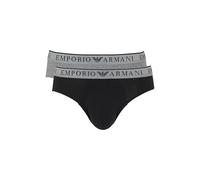 Emporio Armani Man's Endurance 2-Pack Brief Black M