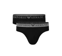 EMPORIO ARMANI Man's Endurance 2-Pack Brief Black XL