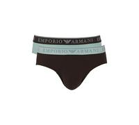 Emporio Armani Man's Endurance 2-Pack Brief Brown L