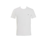 Emporio Armani Man's Essential Cotton Crew Neck T-Shirt, White, S, Fitted