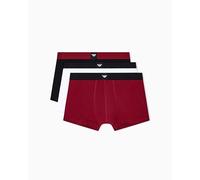 Emporio Armani Man's Essential LOGOLABEL 3-Pack Trunk Black XL