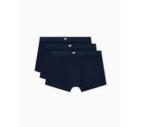 Emporio Armani Essential Logolabel Trunk Boxers 3 Units Blue XL Men
