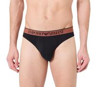 EMPORIO ARMANI Man's Shiny Logoband Brief Black XL