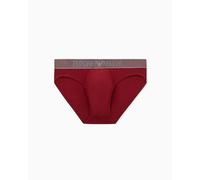 EMPORIO ARMANI Man's Shiny Logoband Brief RED S