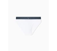 EMPORIO ARMANI Man's Shiny Logoband Brief White M