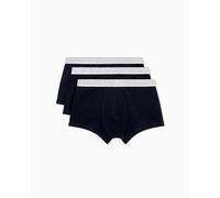 Emporio Armani Man's Shiny Logoband Pack 3-Pack Trunk Black L