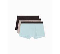 Emporio Armani Man's Shiny Logoband Pack 3-Pack Trunk Brown XL