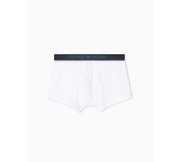 Emporio Armani Man's Shiny Logoband Trunk White S