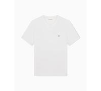 Emporio Armani Man's Soft Modal V Neck T-Shirt White S Fitted FIT