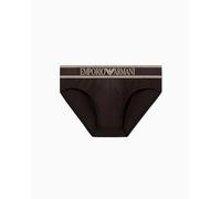 Emporio Armani Man's Stretch Piquet Brief Brown XL