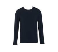 Emporio Armani MAN'S TECH WOOL LONG SLEEVE CREW NECK T-SHIRT BLUE XL REGULAR FIT