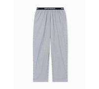 Emporio Armani MAN'S YARN DYED WOVEN PANTS VIOLET L