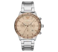 Emporio Armani Mario AR11352 Men's Watch - 43mm Bronze Dial Stainless Steel