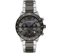 Emporio Armani Mario AR11391 Men's Watch - 43mm Grey Dial Stainless Steel