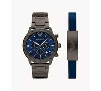 Emporio Armani Mario AR80045 Men's Watch - 43mm Blue Dial Stainless Steel