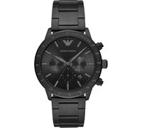 Emporio Armani Mario Mens Black Watch AR11242 Stainless Steel - One Size