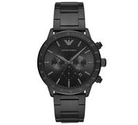 Emporio Armani Mario Mens Black Watch AR11242 Stainless Steel - One Size