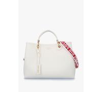 EMPORIO ARMANI Medium Myea Bianco Cuoio Shopper With Pouch Size: One S
