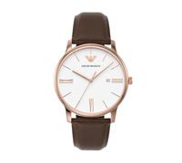 Emporio Armani Watches Emporio Armani Gents Minimalist Blue Dial Stainless Steel Mesh Strap Watch
