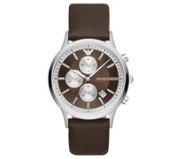 Emporio Armani Men’s Watch AR11490 Sleek Black Dial | Leather Strap Watch