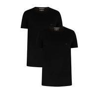 Emporio Armani Men's 2-Pack Crew Neck T-Shirts 111647 CC722 Value Pack, 2 Black, S