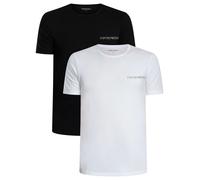 Emporio Armani Men's 2 Pack Lounge Crew T-Shirt, Multicoloured