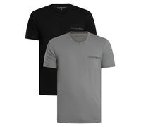 EMPORIO ARMANI Men's CORE Logoband 2-Pack T-Shirt, Black, S