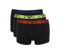 Emporio Armani Men's 3-Pack Bold Monogram Trunk, Black/Black/Black, S (Pack of 3)