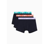 EMPORIO ARMANI Men's 3-Pack Boxer Briefs, Armani BLU/Armani BL, L