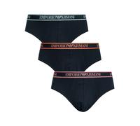 Emporio Armani Men's 3 Pack Briefs, Black