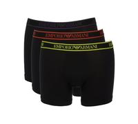 Emporio Armani Men's 3-Pack Core Logoband Boxer Shorts, Black/Black/Black, XXL (Pack of 3)