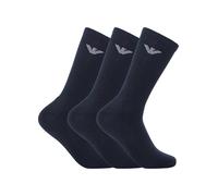 Emporio Armani Men's 3 Pack Socks, Blue
