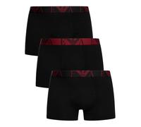 3 Pack Stretch Cotton Trunks Blue/Red XXL
