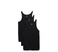Emporio Armani Men's 3-pack Tank Top Regular Fit Undershirt, Black, M UK