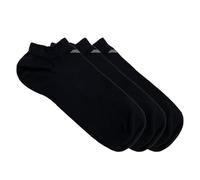 Emporio Armani Underwear Men's 3-Pack in-Shoe Socks, Black, L/XL