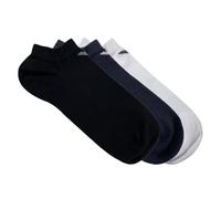 Emporio Armani Underwear Men's 3-Pack in-Shoe Socks, White-Black-Marine, L/XL