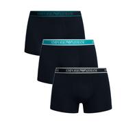 Emporio Armani Men's 3 Pack Trunks, Black