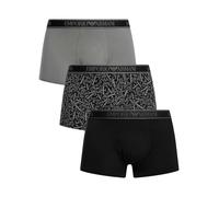 Emporio Armani Men's 3 Pack Trunks, Multicoloured