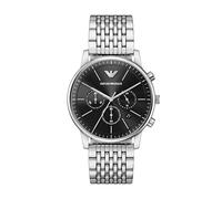Emporio Armani Men's 42MM Silver-Tone Stainless Steel Watch, AR11772