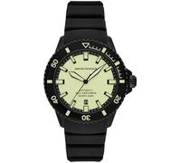 Emporio Armani Men's Analog Mechanical Hand Wind Watch with Silicone Strap AR60085