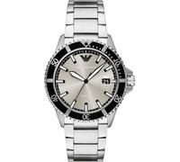 Emporio Armani Men's 42mm Three Hand Stainless Steel Watch