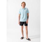 Emporio Armani Mens Beach Polo with Eagle Logo - Sky - Sky - L