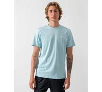 Emporio Armani Mens Beach T-Shirt with Eagle Logo - Sky