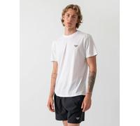 Emporio Armani Mens Beach T-Shirt with Eagle Logo - White - White - L