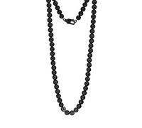 Emporio Armani Men's Beaded with lobster clasp closure necklace