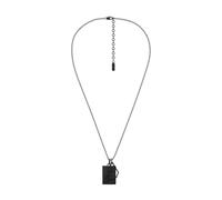 Emporio Armani Men's Black stainless steel Necklace, EGS3384001