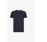 Emporio Armani Mens Blu Vy Logo-patch Relaxed-fit Cotton-jersey T-shirt S