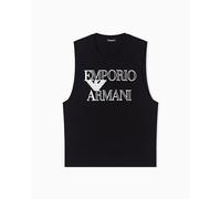 Emporio Armani Men's Bold Logo Crew Neck Tank Black M