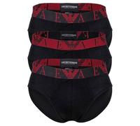 Emporio Armani Men's 3 Pack Stretch Cotton Briefs, Black